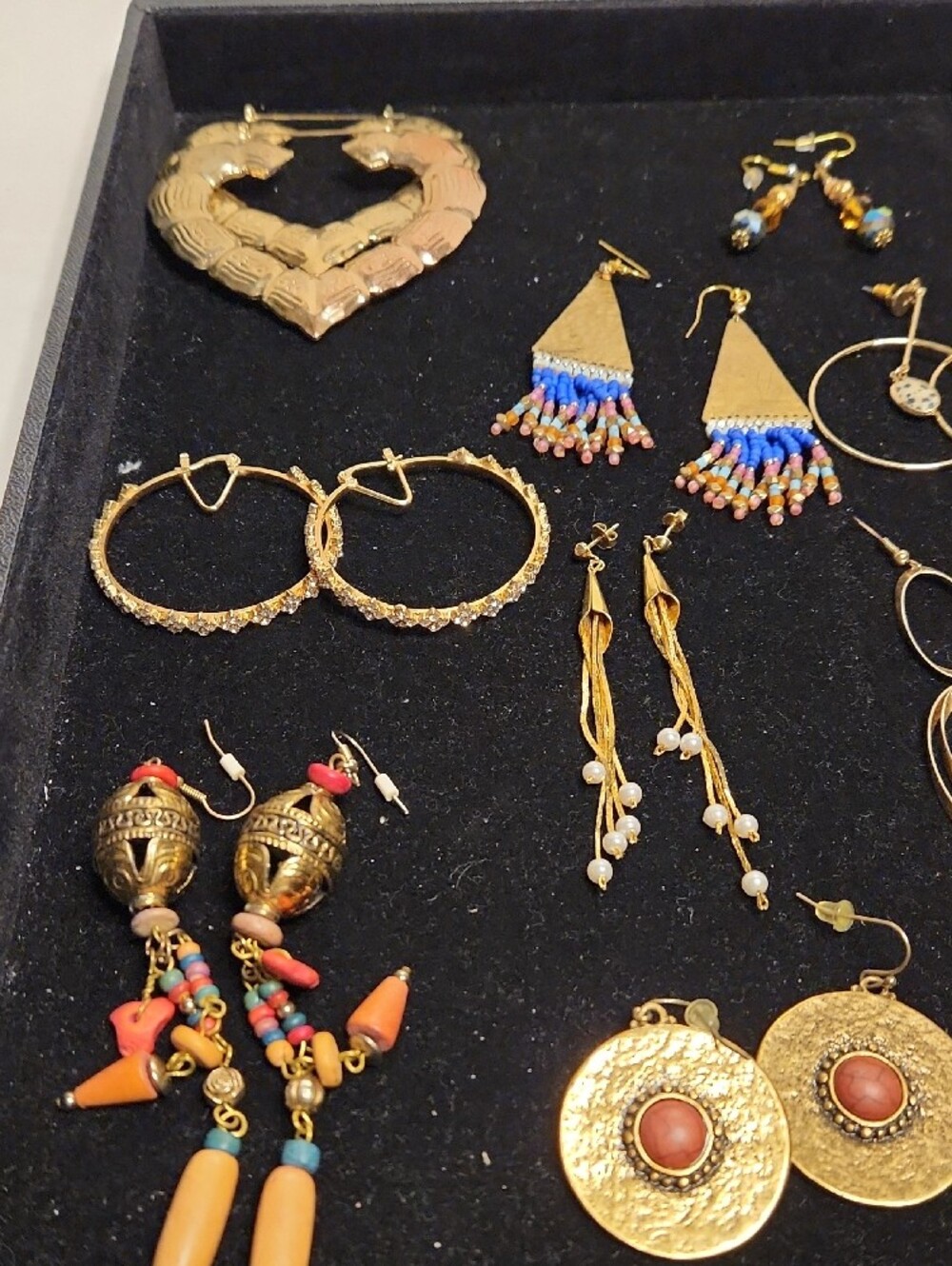 Gold-Tone/Bronze-tone  Earring Bundle - Picture 2 of 8